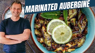 Grilled marinated Aubergines Recipe Irresistible summer Delight [upl. by Tillinger754]