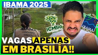 Concurso IBAMA 2025  VAGAS para ALGUNS Estados [upl. by Leirej]