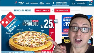 COMO PEDIR DOMINOS PIZZA y RECOGER en TIENDA [upl. by Obellia110]