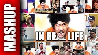 Anime in REAL LIFE  Reactions Mashup [upl. by Anirhtak716]