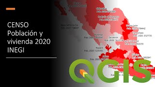 Curso CENSO INEGI 2020 en qgis Parte 1 [upl. by Ecyarg]