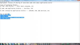 JBoss tutorial  How to Deploy  Jboss Training [upl. by Benia]