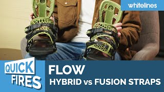 Flows HYBRID vs FUSION Straps  Whitelines Quickfire Reviews [upl. by Edelstein]