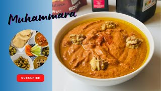 How to make Muhammara  DELICIOUS red pepper amp walnut dip [upl. by Ahras494]