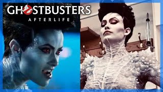 Behindthescenes look at Olivia Wilde as Ghostbusters Afterlifes Gozer the Gozerian [upl. by Luis]