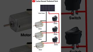 5 Volt DC Solar Panel amp 5 Volt DC Motor Connection DIY Project shorts [upl. by Maurice]