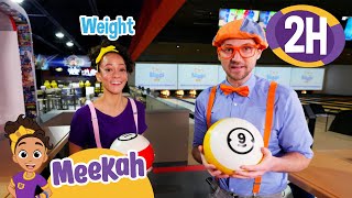 Blippi x Meekahs Bowling Ball Blast 🎳  Blippi Educational Videos For Kids  Celebrating Diversity [upl. by Stilwell]