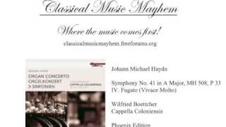 Michael Haydn  Symphony No 41 in A Major MH 508 P 33 IV Fugato Vivace Molto [upl. by Llib]