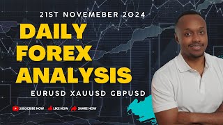 Daily Market Analysis 21st November 24  EURUSD XAUUSD GBPUSD [upl. by Burchett]