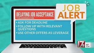 How to delay accepting a new job [upl. by Lanos764]