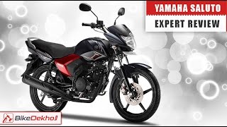 Yamaha Saluto  Expert Review  BikeDekhocom [upl. by Aihsenyt199]