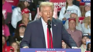 OMG Trump makes FATAL MISTAKE in FINAL MOMENTS of last rally [upl. by Neelav]