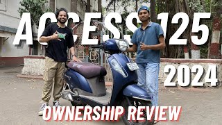 Access 125 Ride Connect Brutally Honest Review  2024 Model [upl. by Nisa]