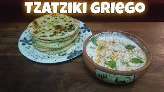 TZATZIKI GRIEGO  DIP A BASE DE YOGUR GRIEGO [upl. by Genia]