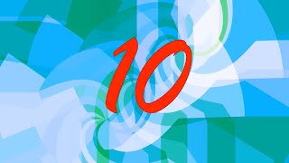 10 Second Countdown  Colourful Swirls [upl. by Eseeryt]