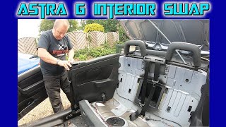 Astra G Mk4 Convertible Interior Swap To Leather [upl. by Kreis]