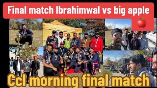 Ccl final cricket match 2024 Ibrahimwal vs big apple [upl. by Esirahs188]