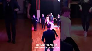 shorts Salsa Dancing at Johnny Vazquez Experience Weekend [upl. by Salchunas]