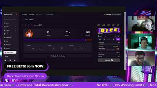 Decentralized NO KYC Crypto Casino  Live gambling on Ridotto [upl. by Corabel192]