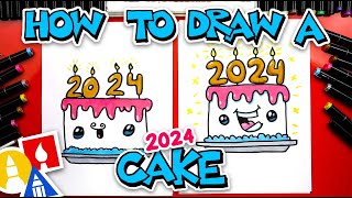 How To Draw A 2024 Cake [upl. by Camilla]