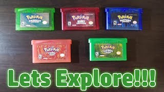 Exploring USED Pokemon GBA Games  Real or Fake [upl. by Sulrac]