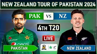 PAKISTAN vs NEW ZEALAND 4th T20 MATCH 2024 PAK BATTING 10 OVERS REPORT amp HIGHLIGHTS  PAK VS NZ LIVE [upl. by Adnolay359]