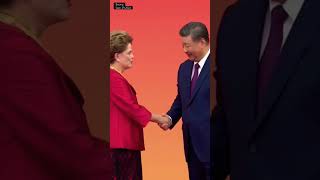 Xi awarding Friendship Medal to Dilma Rousseff Former President Of Brazil [upl. by Grae52]