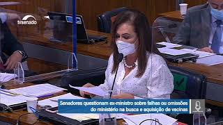 Kátia Abreu interroga Ernesto Araújo na CPI quoto senhor foi uma bússola para o caosquot [upl. by Lat721]