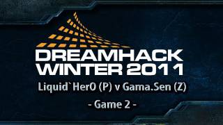 Dreamhack Winter 2011 Day 2  G2  LiquidHerO P v GamaSen Z [upl. by Intyrb]