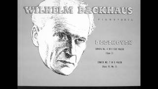 BACKHAUS plays BEETHOVEN Sonata No7 Op103 MONO 1953 [upl. by Merton983]