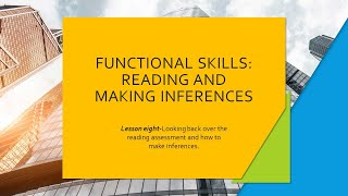 Functional Skills Reading Skillsenglishlearning adulteducation [upl. by Basilius342]