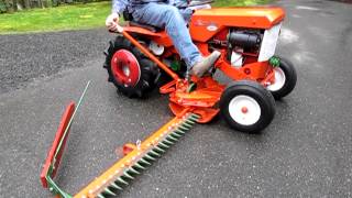 Simplicity 725 Tractor with Sickle Bar Mower [upl. by Barboza]