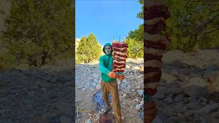 Kebab Beheshti🥩😋 kebab cooking nature asmr camping camp food [upl. by Schluter533]