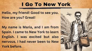 I Go To New York  Learn English Though Best English Story  Improve Your English  Graded Reade [upl. by Lrae]