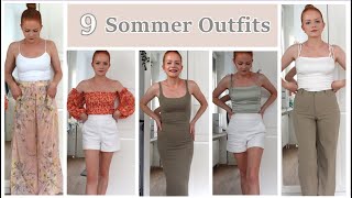 9 Spätsommer OUTFITS 2024  Zara Asos Hollister [upl. by Ntsuj]