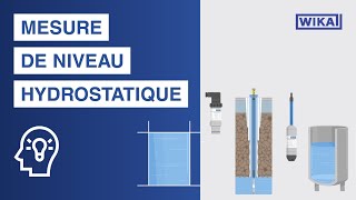 Pression hydrostatique  Comment fonctionne la mesure de niveau hydrostatique [upl. by Daggna]