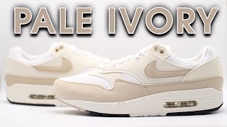 Nike Are Running Out Of Ideas  Nike Air Max 1 Pale Ivory Detailed Review [upl. by Gerger]