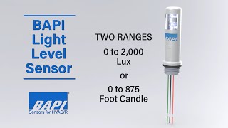 BAPI Light Level Sensor [upl. by Zaragoza]