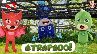 PJ MASKS  Gatuno ATRAPADO en un columpio  héroes en pijamas en español [upl. by Ahgiela]