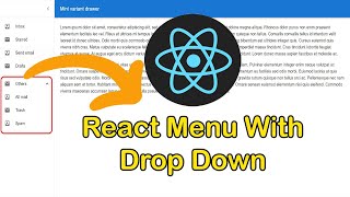 How to Create React Sidebar with Dropdown Menu Tutorial in Hindi Using MUI [upl. by Byrom]