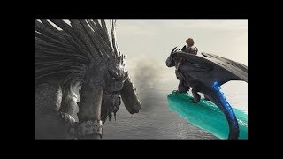 How to Train Your Dragon 2  Toothless Vs Bewilderbeast Fight Scene HD [upl. by Ahsiakal]