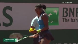 Alycia Parks 🇺🇸❤️Vs Marketa Vondrousova 🇨🇿 WTA Coverage French Open [upl. by Aytak]