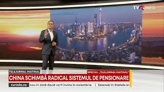 Reformă crucială a sistemului de pensii în China Crește vârsta de pensionare [upl. by Lock]