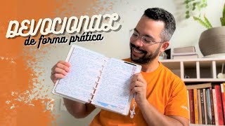 PASSO A PASSO  DEVOCIONAL DE FORMA FÁCIL E PRÁTICA  Aprenda comigo [upl. by Esinereb930]