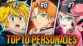 ¡NUEVO TOP 10 PERSONAJES MÁS FUERTES 📈 ¿LOS TIENES EN TU CUENTA 🙂 Seven Deadly Sins Grand Cross [upl. by Yblok]