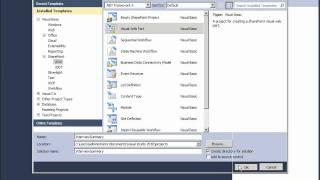 SharePoint Creating SharePoint 2010 Visual Web Parts in Visual Studio 2010 [upl. by Francesca]