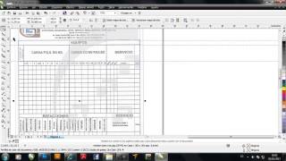 TUTO COREL COMO HACER FORMATO DE PAPELERIA parte 1 [upl. by Iaw]