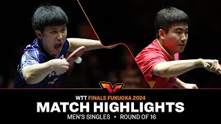 Tomokazu Harimoto vs Liang Jingkun  MS R16  WTT Finals Fukuoka 2024 [upl. by Nossah]