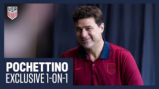 Mauricio Pochettino Interview Exclusive 1on1 as new Head Coach of US Mens National Team [upl. by Eanil412]