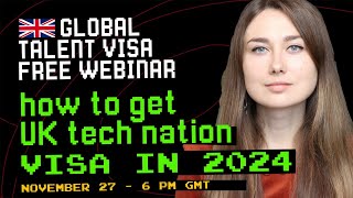 How to Get UK Global Talent Visa in 2024  Free Webinar Limited Time Discount Offer [upl. by Reseta128]